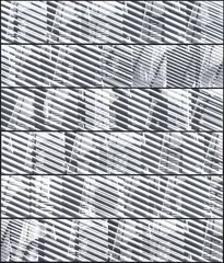 Blind Man's Bluff by Ray Metzker, 1966, Composite of six gelatin silver prints, printed and assembled 1990, mounted together on board, sold Apr 2021