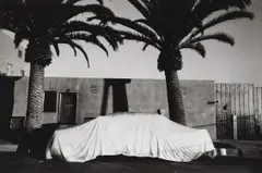 Covered Car – Long Beach, California by Robert Frank, 1956, Gelatin silver print, printed later, offered Apr 2021