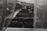 Robert Frank, View from Hotel Window – Butte, Montana, 1956, Gelatin silver print, printed later