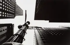 Wall Street from below, New York by William Klein, 1954, Gelatin silver print, printed later, sold Apr 2021