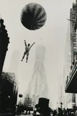 Macy Parade, NYC by Robert Frank, 1948, Gelatin silver print, probably printed in the 1950s, sold Apr 2021