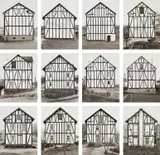 Bernd and Hilla Becher, Fachwerkhäuser, Siegener Industriegebiet (Framework Houses, Industrial District of Siegen) 1959–1973