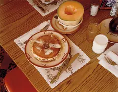 Trail's End Restaurant, Kanab, Utah, August 10 by Stephen Shore, 1973, Chromogenic print, sold Apr 2021
