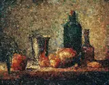 Seville Orange, Silver Goblet, Apples, Pear, and Two Bottles, After Chardin from Pictures of Magazines by Vik Muniz, 2004, Chromogenic print, printed later, sold Apr 2021
