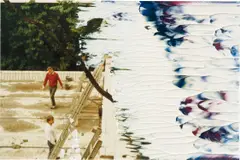 12.9.94 by Gerhard Richter, 1994, Hand-applied oil paint on chromogenic print, unique, sold Apr 2021