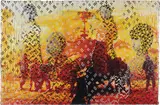 Dinh Q. Lê, Untitled (helicopter, Apocalypse Now, prayers), 2000, Cut and woven chromogenic prints and linen tape