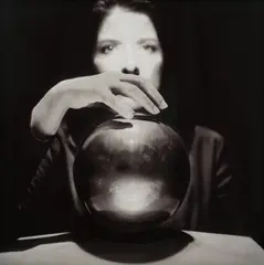Marina Abramović, Tesla Urn, 2003, Dye destruction print