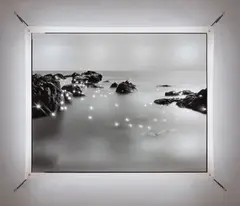 Tokihiro Satō, #389 Kamaiso, 1999, Black and white transparency over light panel, printed 2013