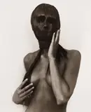 Mask, Hollywood by Herb Ritts, 1989, Gelatin silver print, sold Apr 2021