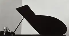 Igor Stravinsky by Arnold Newman, 1946, Gelatin silver print, printed later, sold Apr 2021