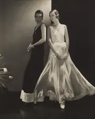 Fashion Study with Marion Morehouse (Mrs. e. e. Cummings) by Edward Steichen, 1930, Gelatin silver print, sold Apr 2021