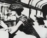 Lillian Bassman, 'More Fashion Mileage Per Dress,' Barbara Vaughn, Harper's Bazaar, New York