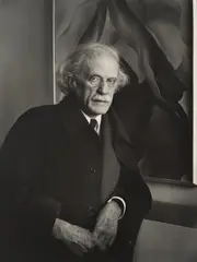 Alfred Stieglitz at American Place by Imogen Cunningham, 1934, Gelatin silver print, printed no later than 1960, offered Apr 2021