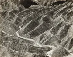 Zabriskie Point, Death Valley by Edward Weston, 1937, Gelatin silver print, offered Apr 2021