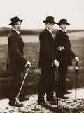 August Sander, Jungbauern (Young Farmers), Westerwald, 1914, Gelatin silver print, printed circa 1980