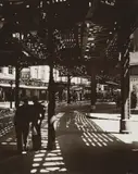 Berenice Abbott, 'El,' Second and Third Avenue Lines: Bowery and Division Street, Manhattan, 1936, Gelatin silver print