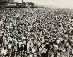 Weegee, Coney Island, 1940, Gelatin silver print, printed late 1950s