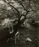 Josef Sudek, Untitled (Chair and Straw Hat) from In The Magic Garden, 1957-1959, Gelatin silver print