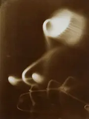 László Moholy-Nagy, Photogram, 1920s, Unique photogram on printing-out paper or gaslight paper