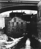 North Bridge Over the River Hebble, Halifax by Bill Brandt, circa 1937, Gelatin silver print, printed later, offered Oct 2021