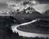 Ansel Adams, The Tetons and the Snake River, Grand Teton National Park, Wyoming, 1942, Gelatin silver print, printed 1973-1977