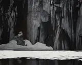 Ansel Adams, Frozen Lake and Cliffs, Kaweah Gap, Sierra Nevada, California