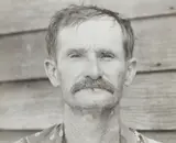 Walker Evans, William Edwards (Bud) Fields, A Cotton Sharecropper, 1935, Gelatin silver print
