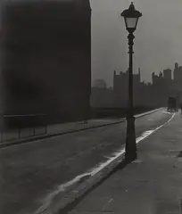 Deserted Street in Bloomsbury by Bill Brandt, 1942, Gelatin silver print, sold Oct 2021