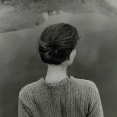 Edith, Chincoteague, Virginia by Emmet Gowin, 1967, Gelatin silver print, sold Oct 2021