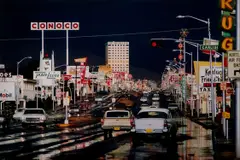 Route 66, Albuquerque, New Mexico, USA by Ernst Haas, 1969, Chromogenic print, printed later, sold Oct 2021