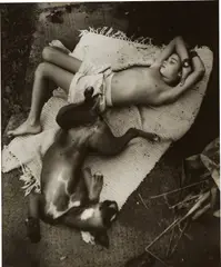 The Hot Dog by Sally Mann, 1989, Gelatin silver print, printed 1995, offered Oct 2021