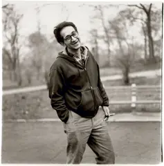 Frank Stella by Diane Arbus, 1966, Gelatin silver print, printed by Neil Selkirk in 1985, sold Oct 2021