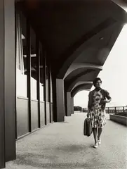 Untitled (under the WTC) by Cindy Sherman, 1980, Gelatin silver print, printed 2001, sold Oct 2021