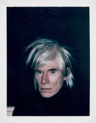 Self Portrait in Fright Wig by Andy Warhol, 1986, Unique Polaroid print, sold Oct 2021
