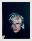 Self Portrait in Fright Wig by Andy Warhol, 1986, Unique Polaroid print, sold Oct 2021