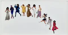 Alive with Pleasure! Chorus Line from Fair Warning by Hank Willis Thomas, 2010, Lightjet print, offered Oct 2021
