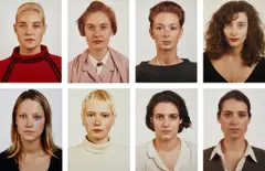 Selected Portraits by Thomas Ruff, 1987-1998, Eight chromogenic prints, sold Oct 2021