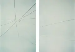 Thomas Demand, Glass (Glas), I + II, 2002, Chromogenic print diptych, each face-mounted to Plexiglas and flush-mounted