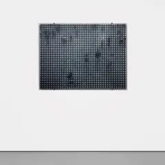 Jim Campbell, Untitled (Grand Central Station 3), 2009, Light-emitting diodes, Plexiglas and custom electronics