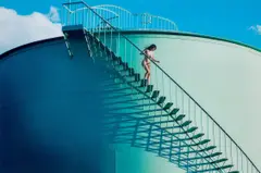 Seafoam Staircase by Ryan McGinley, 2015, Chromogenic print, sold Oct 2021