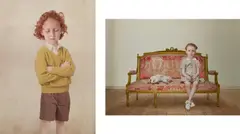 Loretta Lux, Boy in Yellow Pullover; The Waiting Girl, 2004 and 2006, Two dye destruction prints