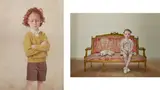 Loretta Lux, Boy in Yellow Pullover; The Waiting Girl, 2004 and 2006, Two dye destruction prints