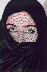 I am its secret from Women of Allah by Shirin Neshat, 1993, Chromogenic print, printed 1999, sold Oct 2021