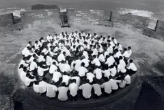 Untitled from Rapture by Shirin Neshat, 1999, Gelatin silver print, sold Oct 2021