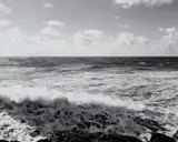 Robert Adams, Winter, Southwest from the South Jetty, Oregon