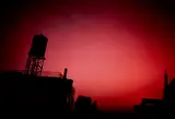 Nan Goldin, Red sky from my window, NYC