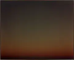 Slab City 1.22.98, 5:24 P.M. by Richard Misrach, 1998, Unique chromogenic print, sold Oct 2021