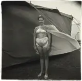 Diane Arbus, Girl in her circus costume, Md.