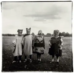 Untitled (4) by Diane Arbus, 1970-1971, Gelatin silver print, printed later by Neil Selkirk, sold Oct 2021