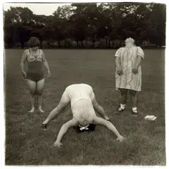 Untitled (6) by Diane Arbus, 1970-1971, Gelatin silver print, printed later by Neil Selkirk, sold Oct 2021